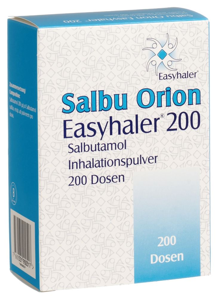 SALBU ORION Easyhaler 0.2 mg, image principale