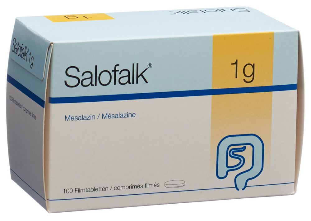 SALOFALK Filmtabl 1 g Blist 100 Stk, Hauptbild