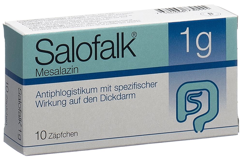 SALOFALK supp 1 g blist 10 pce, image principale