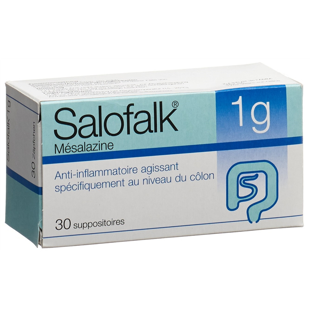 SALOFALK supp 1 g blist 30 pce, image 2 sur 2