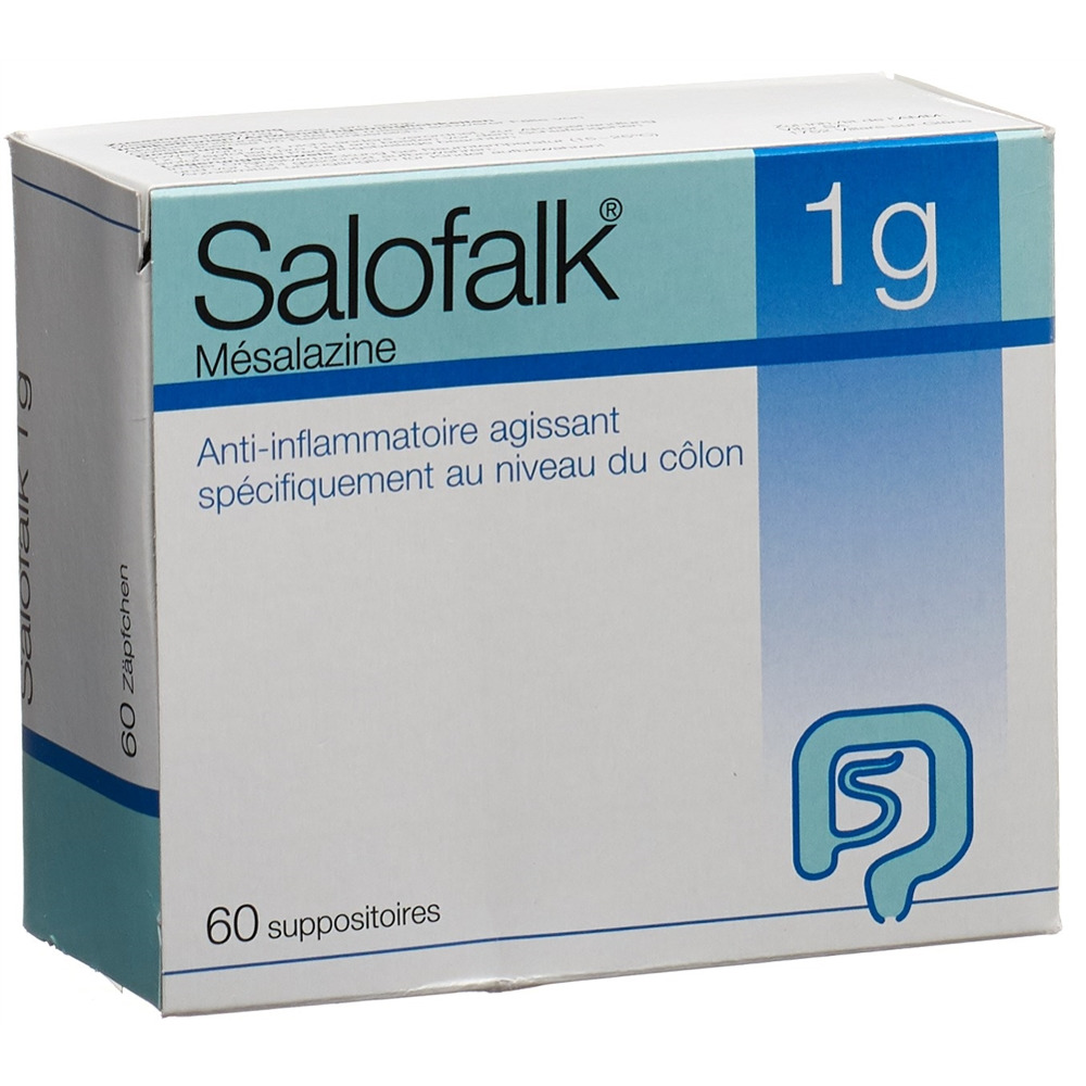 SALOFALK supp 1 g blist 60 pce, image 2 sur 2