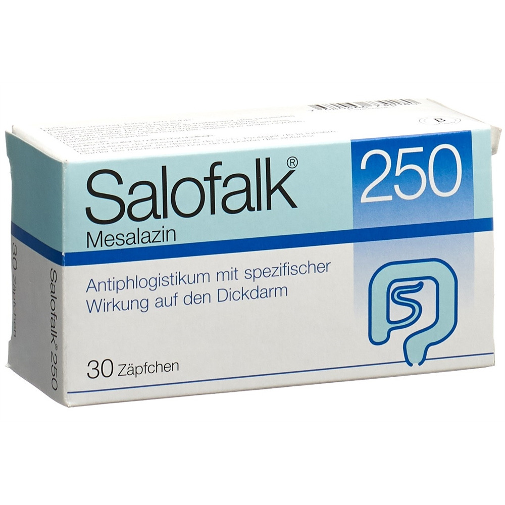 SALOFALK supp 250 mg blist 30 pce, image principale