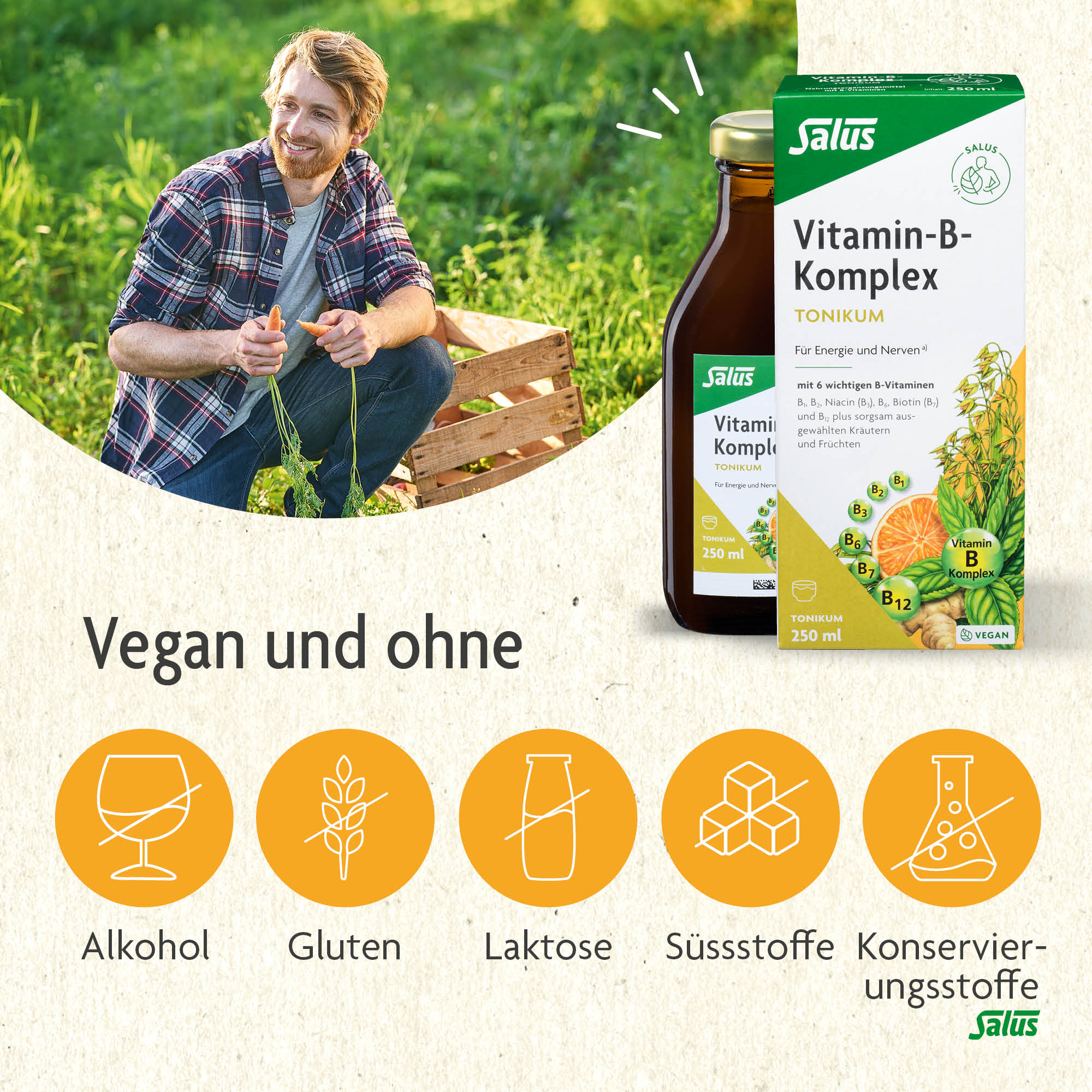 SALUS Complexe de vitamines B, image 3 sur 6