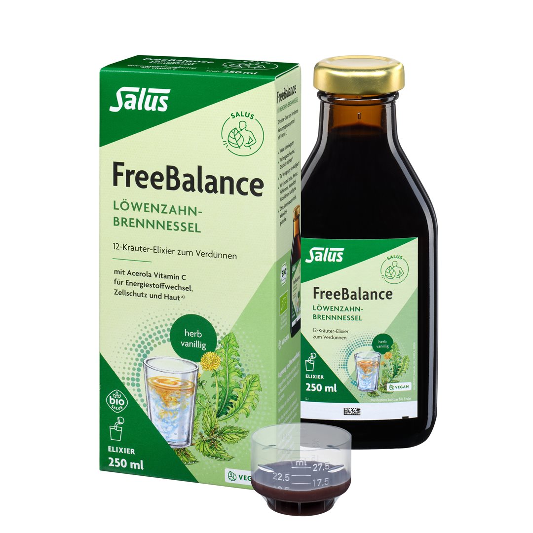 SALUS FreeBalance élixir de pissenlit et d’ortie