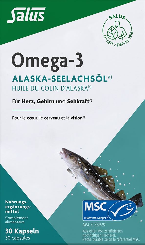 SALUS Omega-3 Alaska-Seelachsöl