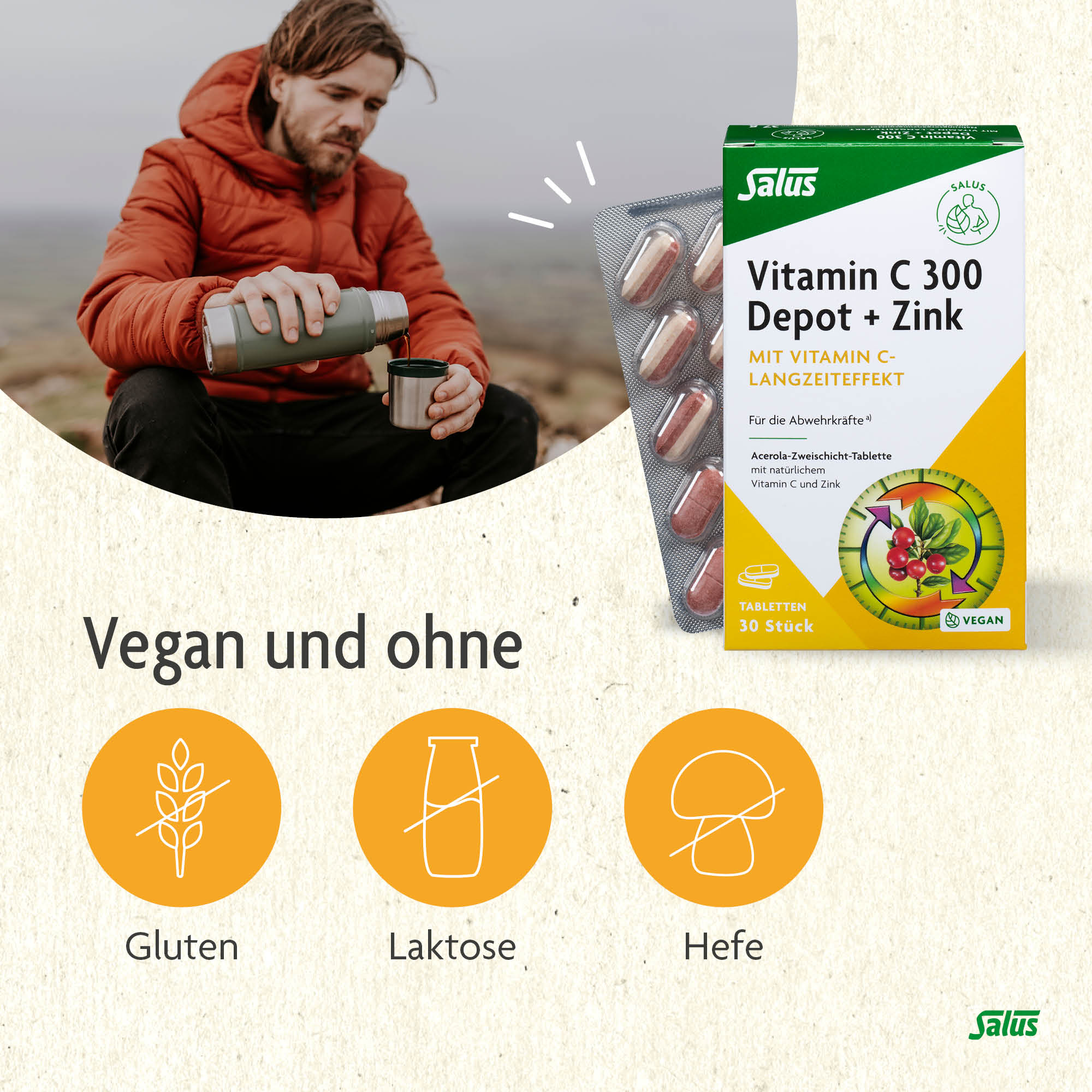 SALUS Vitamin C 300 Depot + Zink, Bild 4 von 6