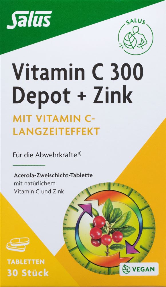 SALUS Vitamin C 300 Depot + Zink