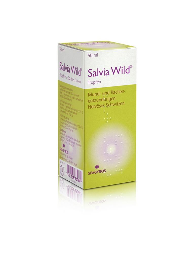 SALVIA WILD Tropfen Fl 50 ml, Hauptbild