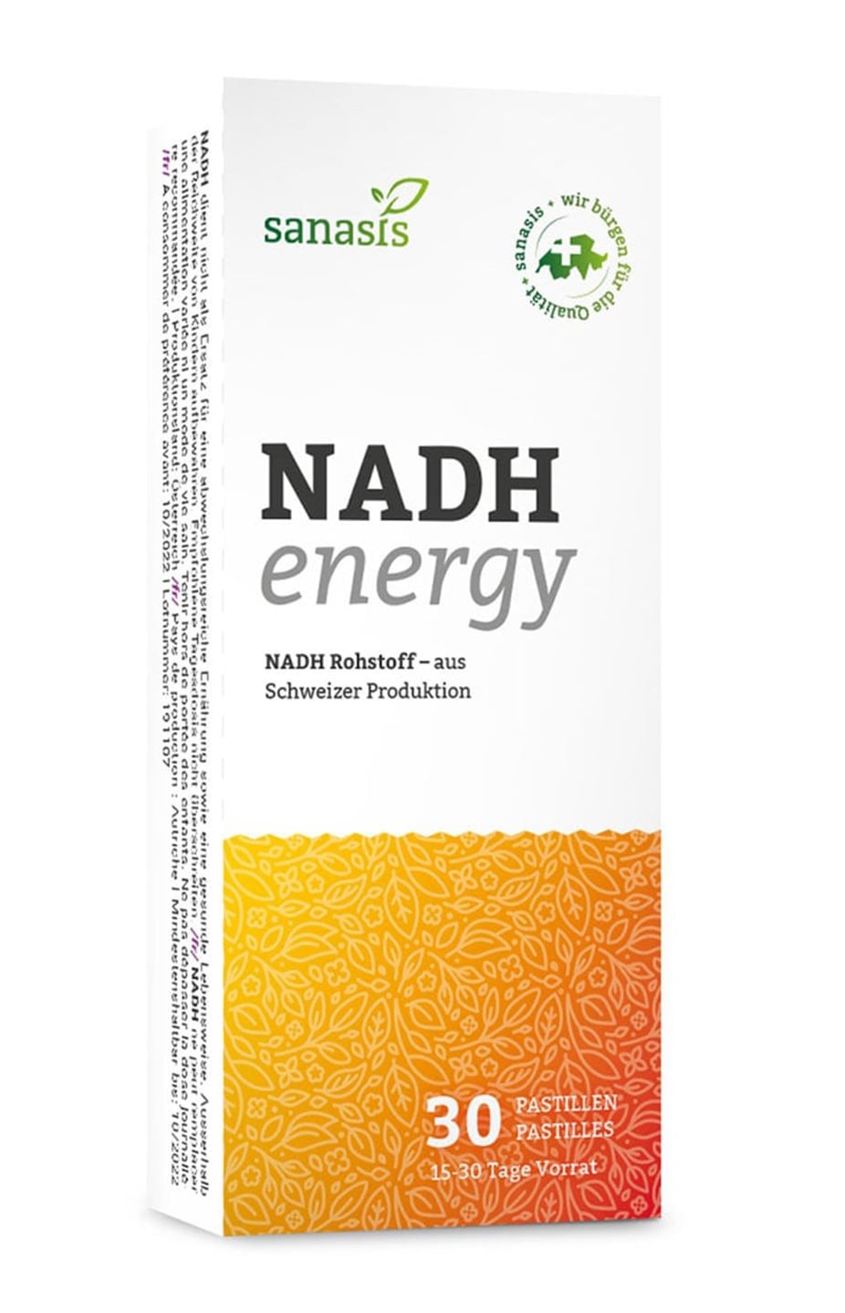SANASIS NADH energy