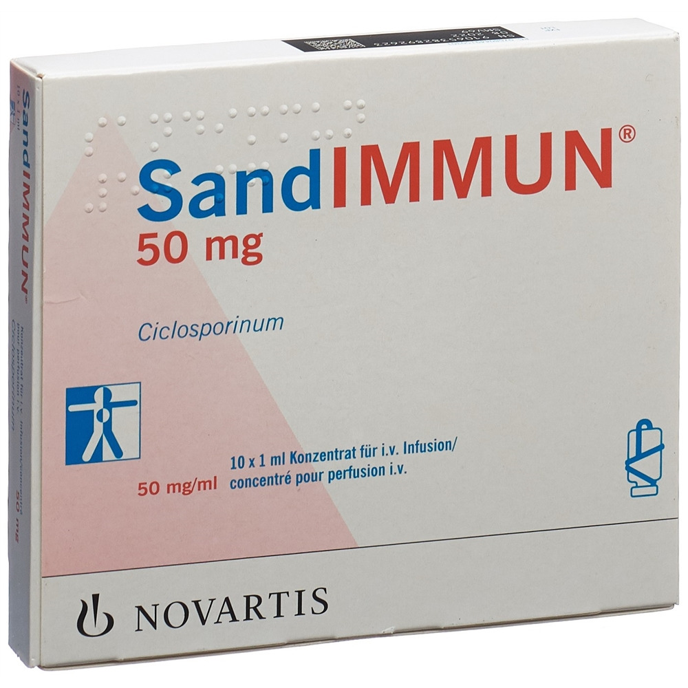 SANDIMMUN conc perf 50 mg/ml amp 1 ml, image principale