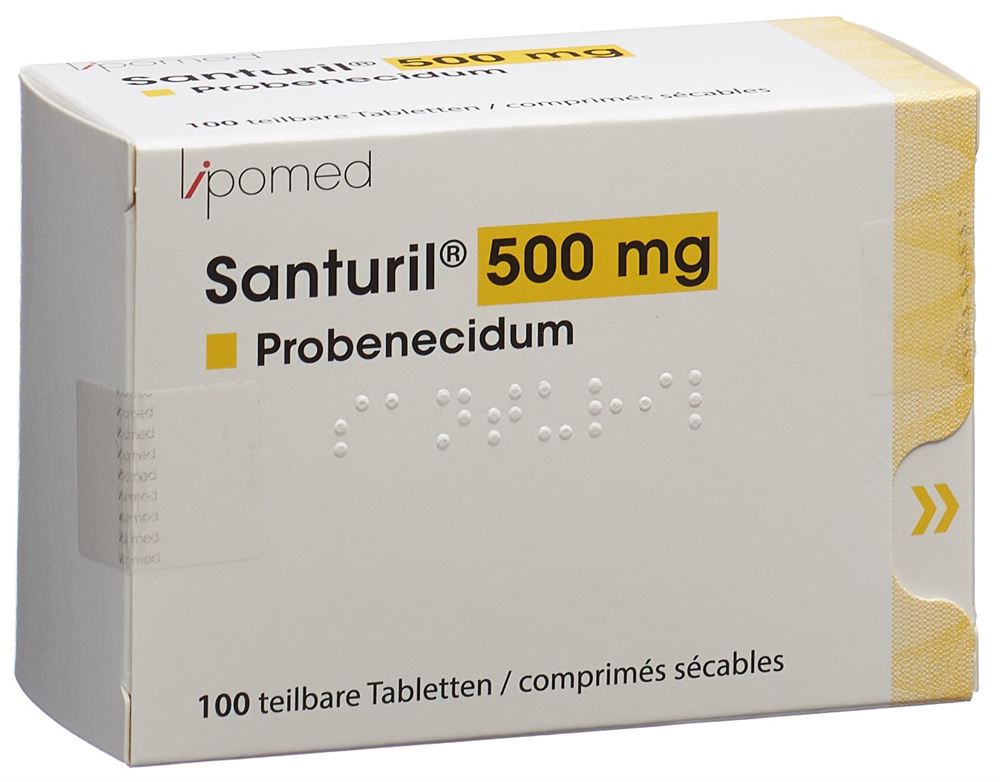 Santuril Tabl 500 mg Blist 100 Stk, Hauptbild Santuril Tabl 500 mg Blist 100 Stk, Hauptbild