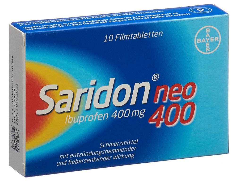 SARIDON neo 400 mg, Hauptbild