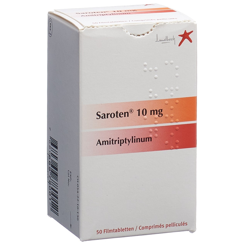 SAROTEN Filmtabl 10 mg Ds 50 Stk, Hauptbild