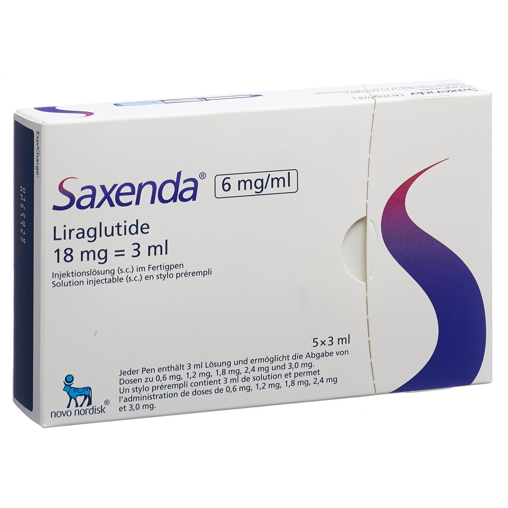 Saxenda Inj Lös 6 mg/ml Fertpen 3 ml, Hauptbild