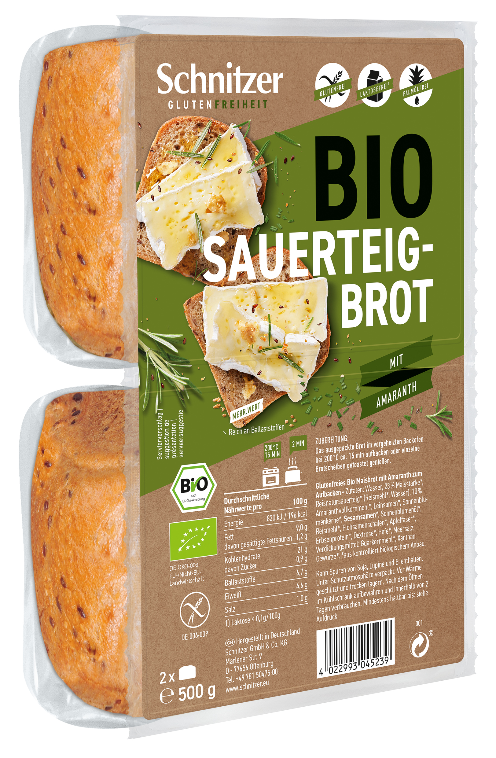 Schnitzer Bio Sauerteigbrot, Hauptbild