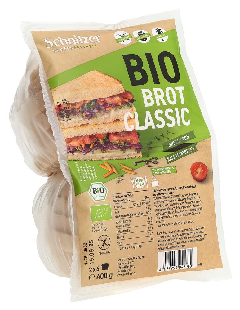 Schnitzer Bio Toastbrot Classic
