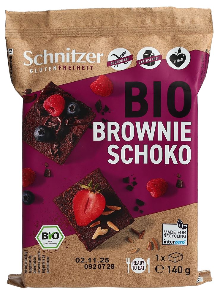 Schnitzer Bio Veganer Schoko Brownie