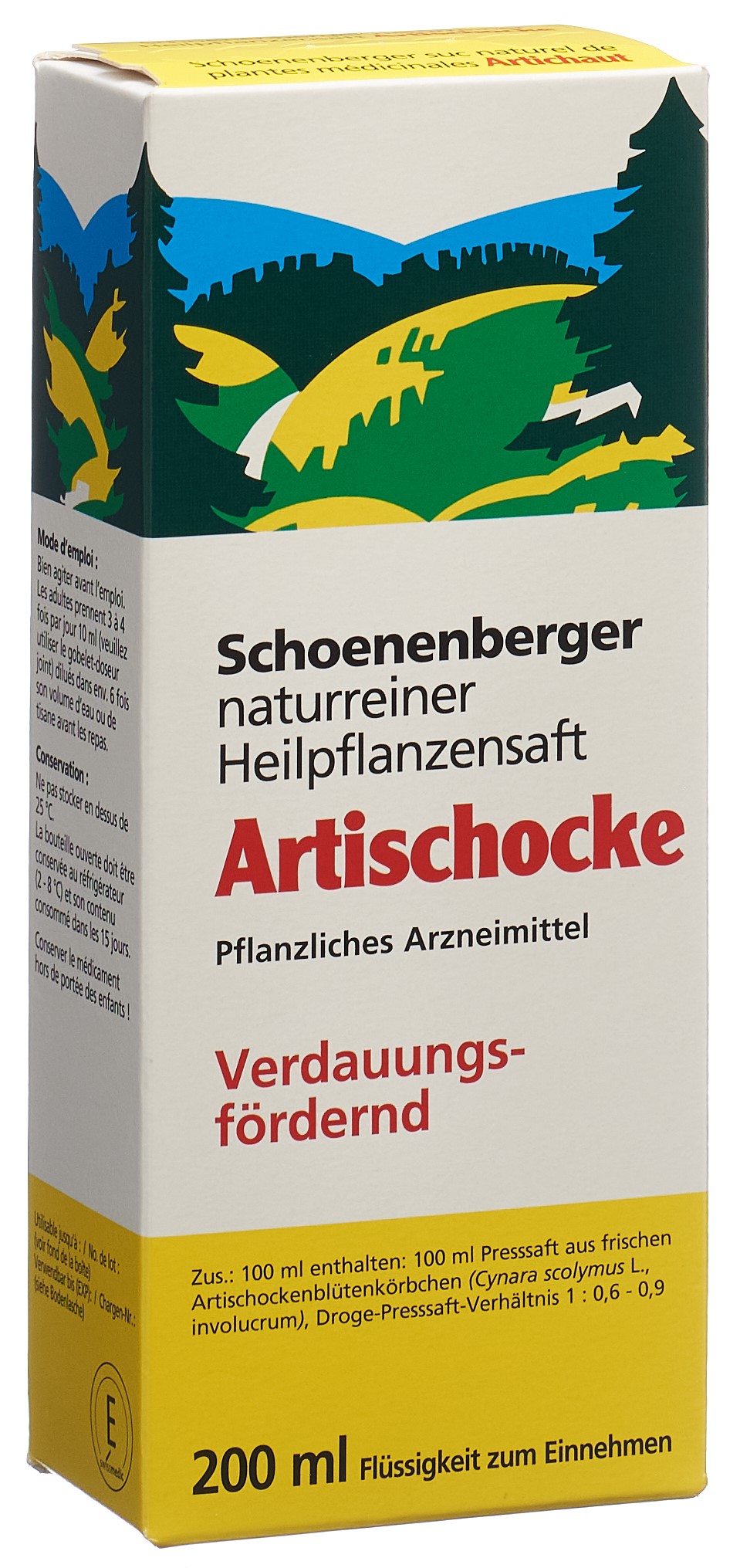 SCHOENENBERGER Artischocken Heilpflanzensaft, Hauptbild