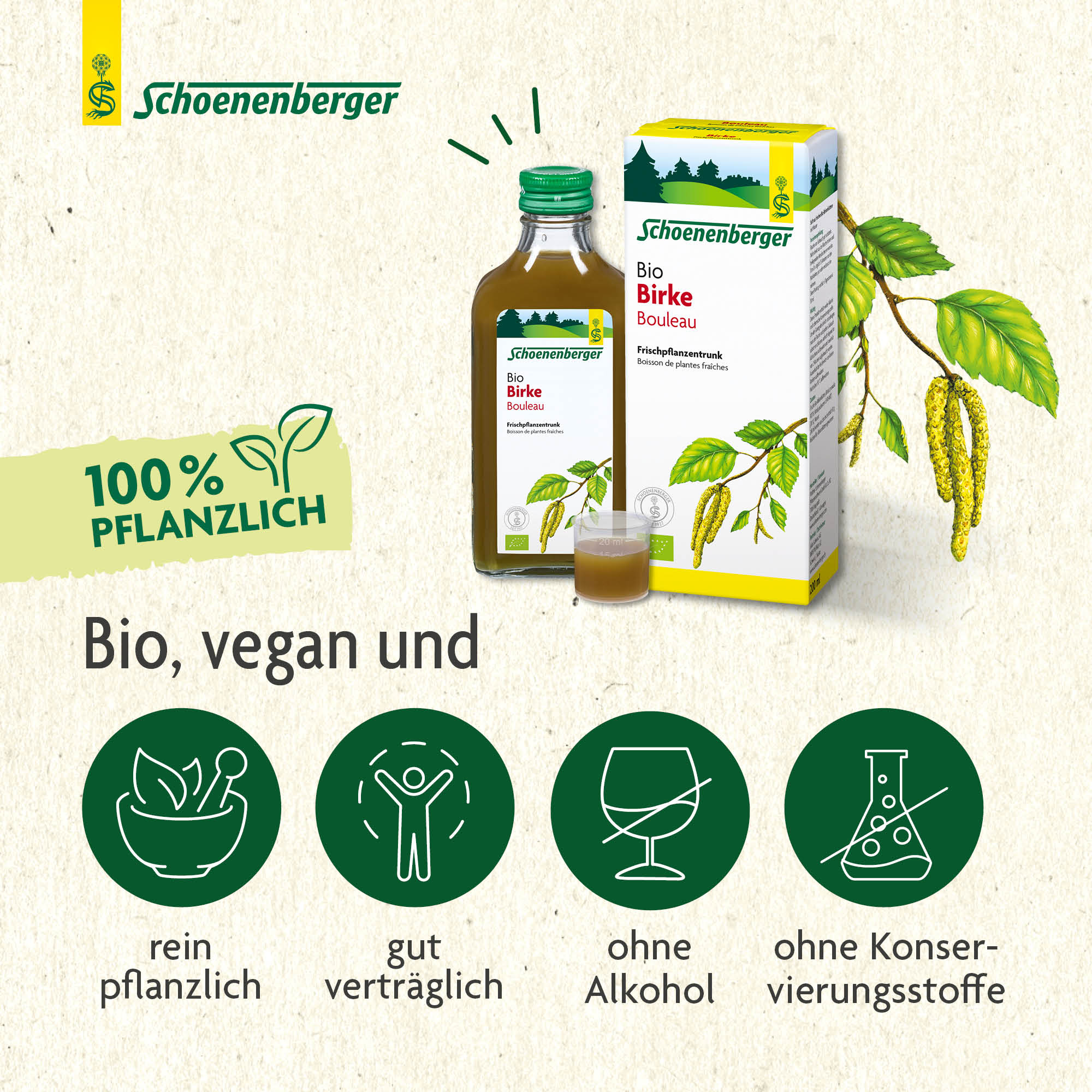 SCHOENENBERGER Bouleau boisson de plantes fraîches, image 4 sur 6