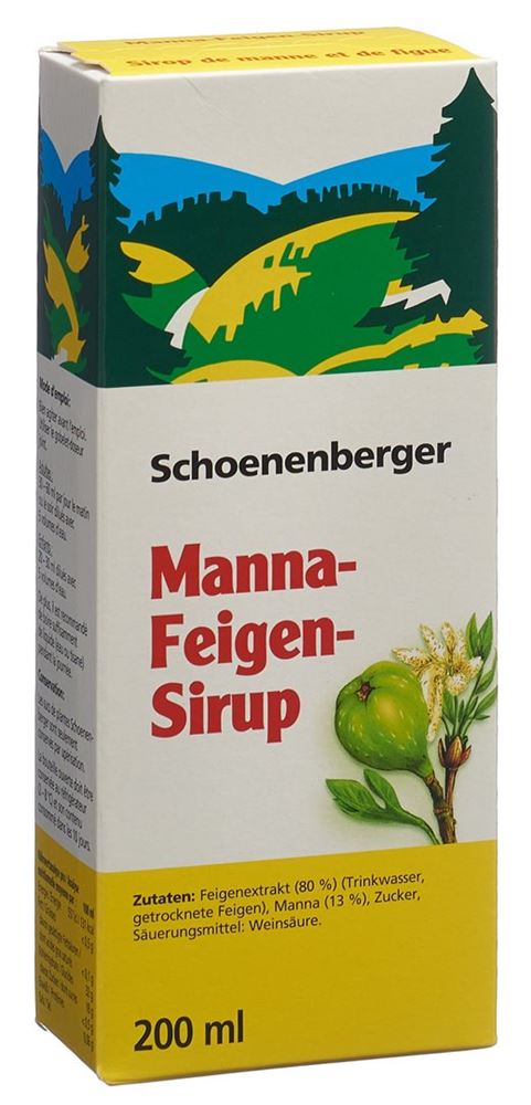 SCHOENENBERGER Manna-Feige Sirup, Hauptbild