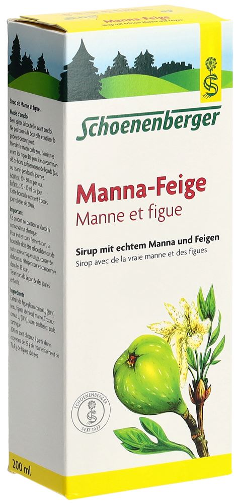 SCHOENENBERGER Manna-Feigen-Sirup, Hauptbild