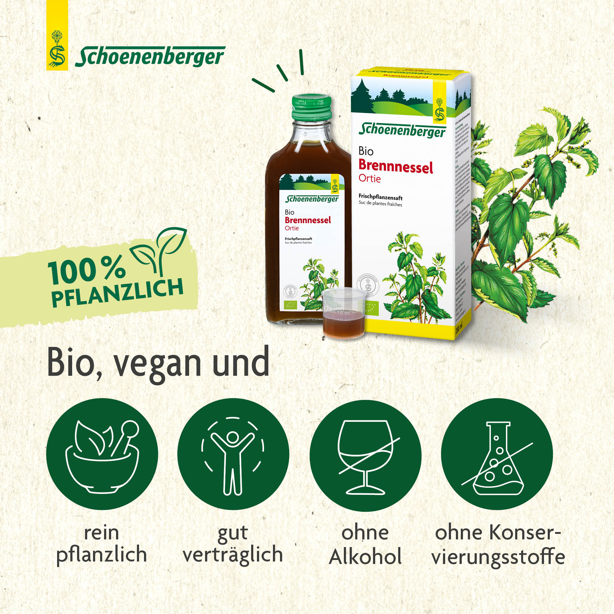 SCHOENENBERGER Ortie suc de plantes fraîches, image 4 sur 6