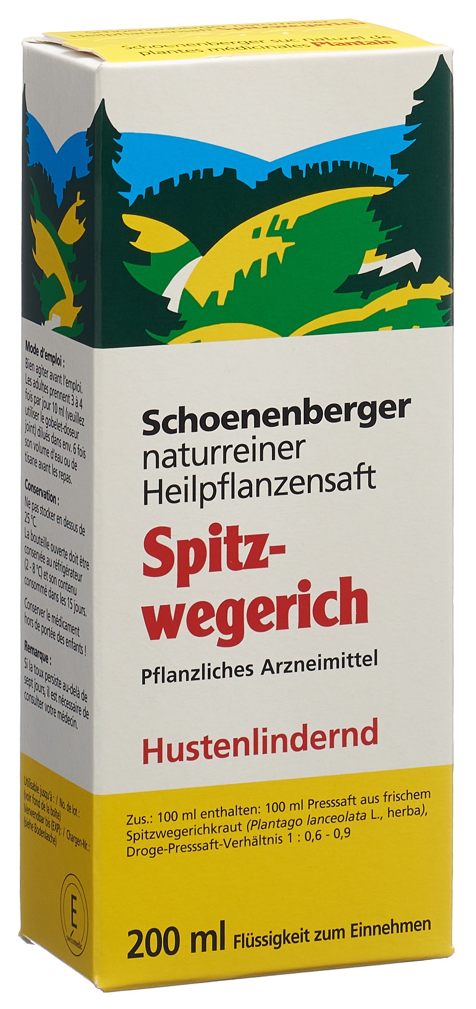 SCHOENENBERGER Spitzwegerich Heilpflanzensaft, Hauptbild