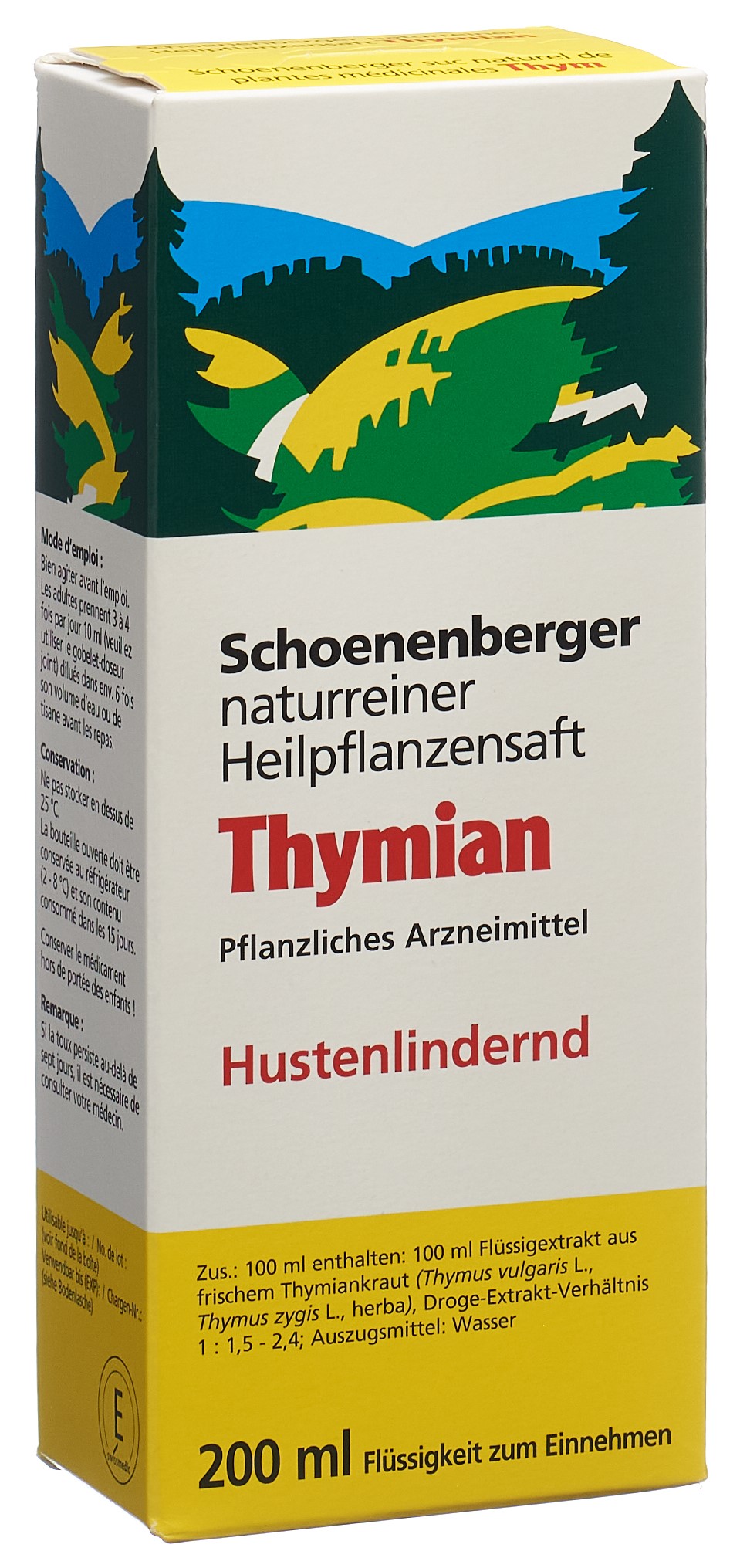 SCHOENENBERGER Thymian Heilpflanzensaft, Hauptbild