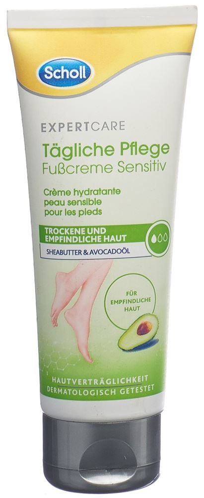 ExpertCare crème hydratante peau sensible pour les pieds
