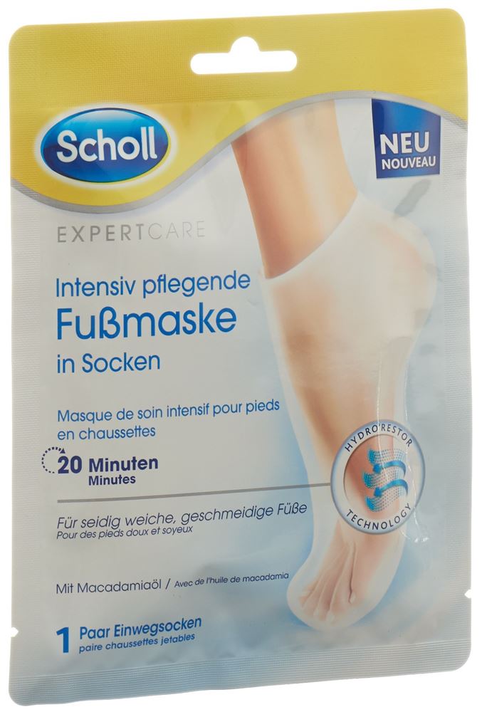 SCHOLL ExpertCare masque de soin intensif pour pieds