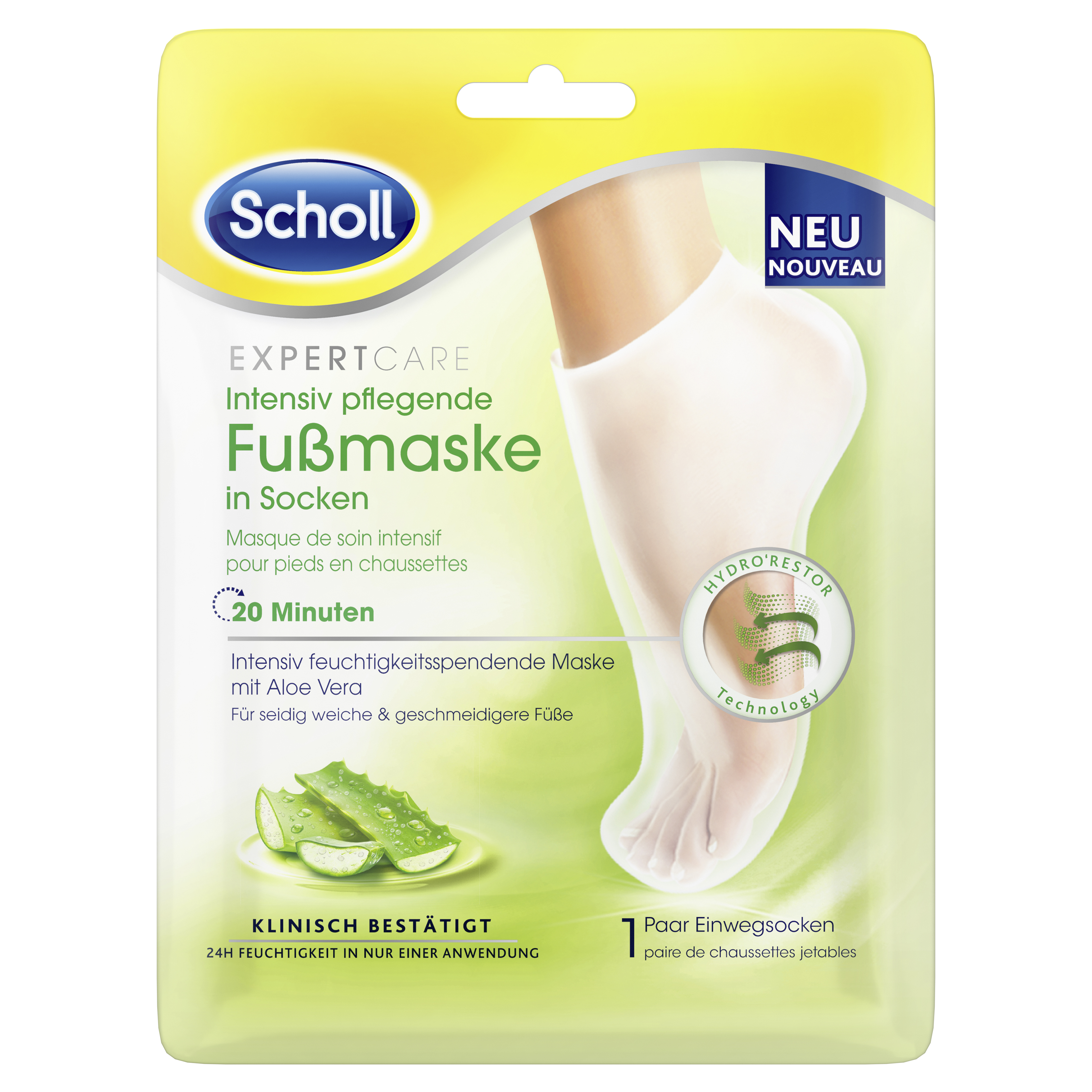 SCHOLL masque de soin intensif pour pieds, image principale