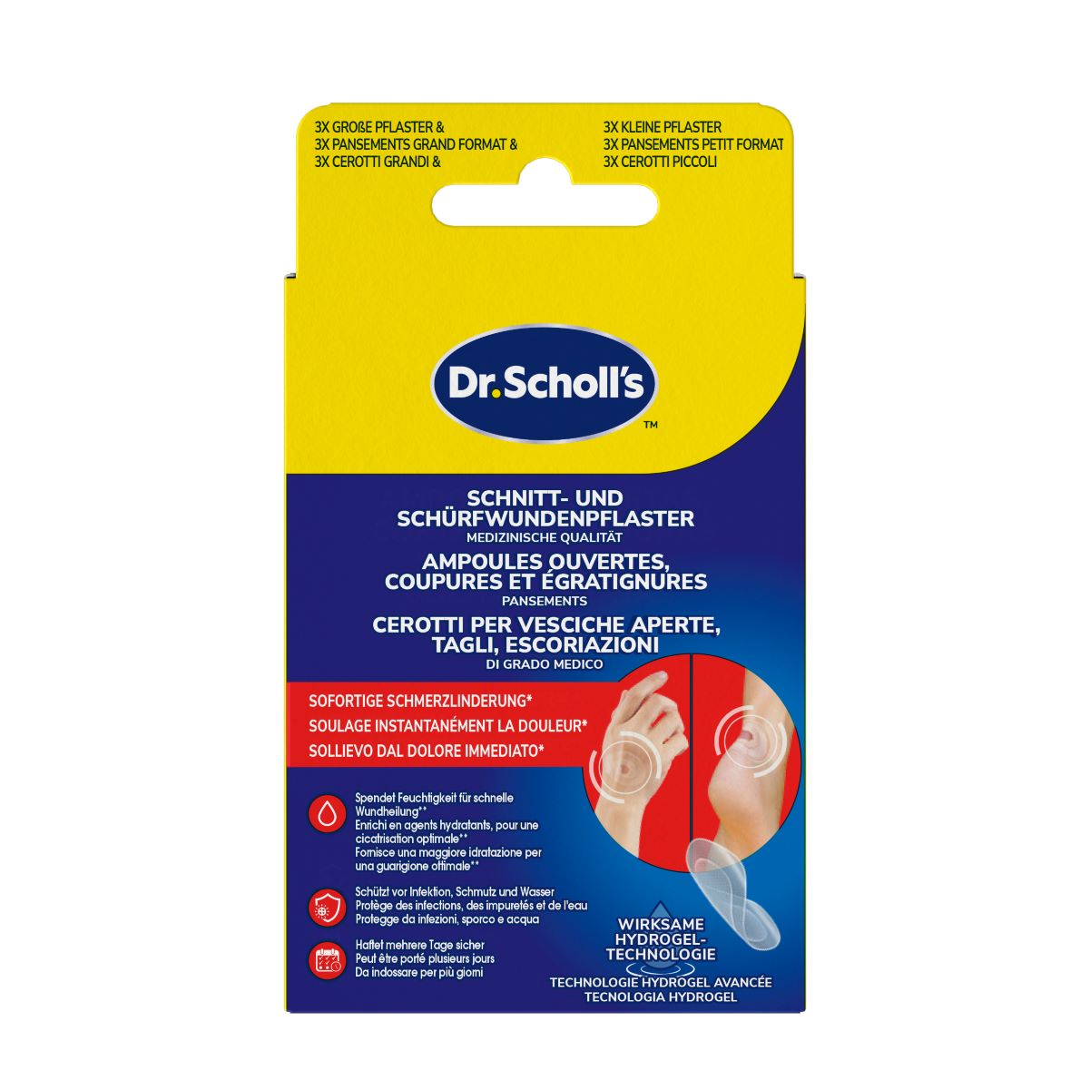 SCHOLL Schnitt- und Schürfwundenpflaster