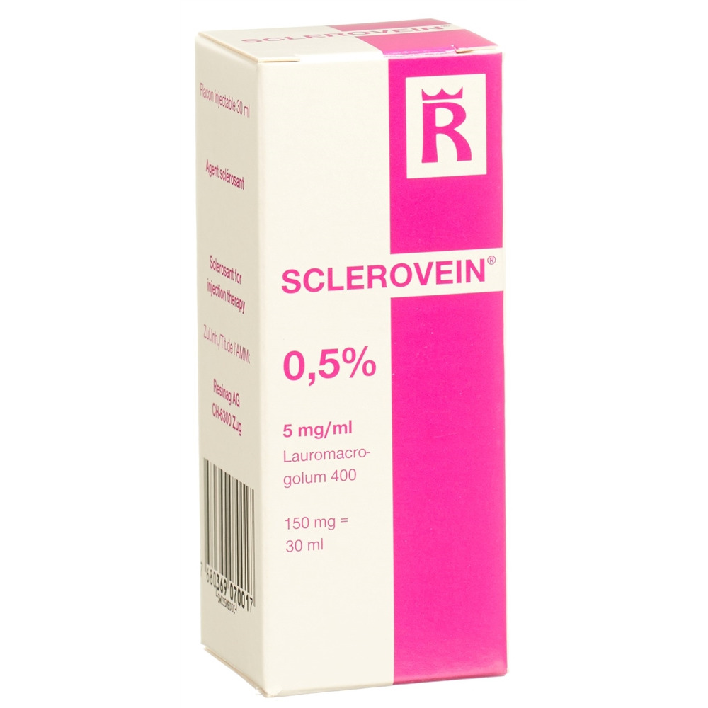 SCLEROVEIN Inj Lös 0.5 % i.v. Durchstf 30 ml, Bild 2 von 2