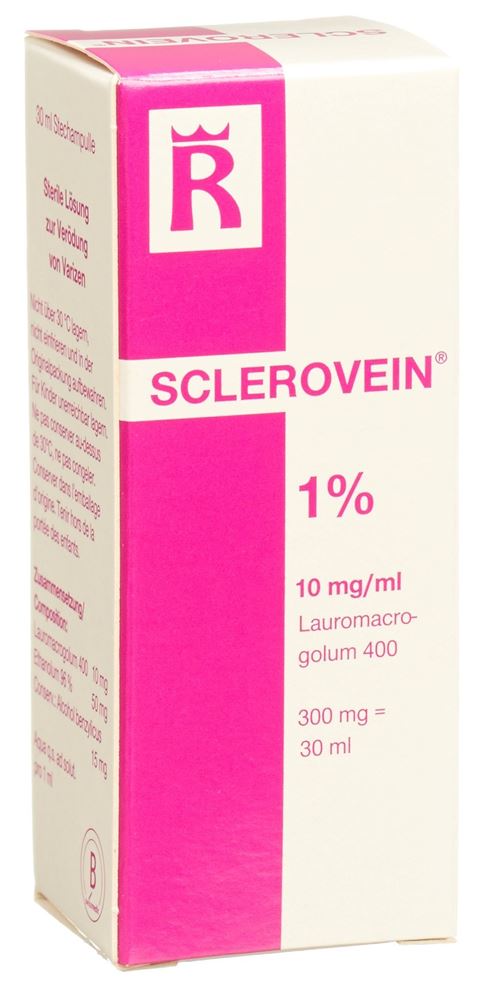 SCLEROVEIN sol inj 1 % i.v. flac 30 ml, image principale