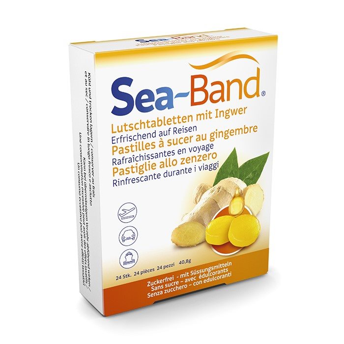 SEA-BAND Ingwer Lutschtabletten, Hauptbild