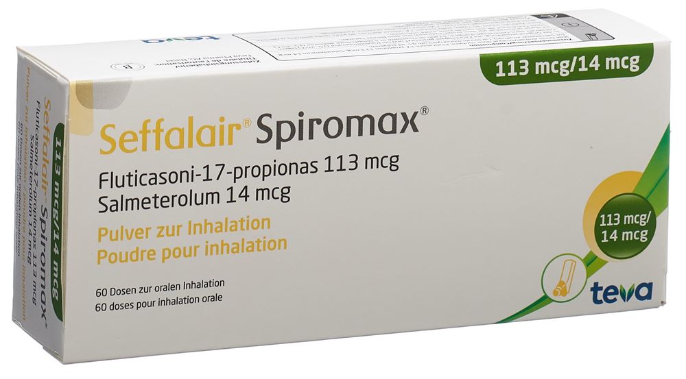SEFFALAIR Inh Plv 113/14 mcg 60 Dos