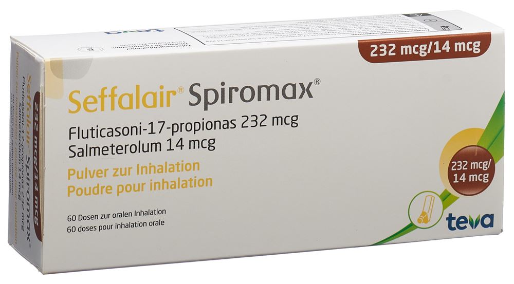 SEFFALAIR Inh Plv 232/14 mcg 60 Dos