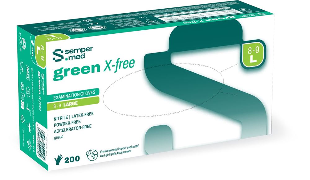 SEMPERMED green X-free, image principale SEMPERMED green X-free, image principale