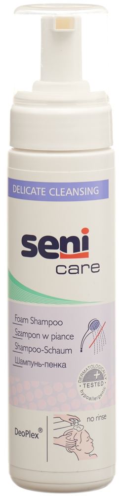 Seni Care shampooing mousse, image principale Seni Care shampooing mousse, image principale