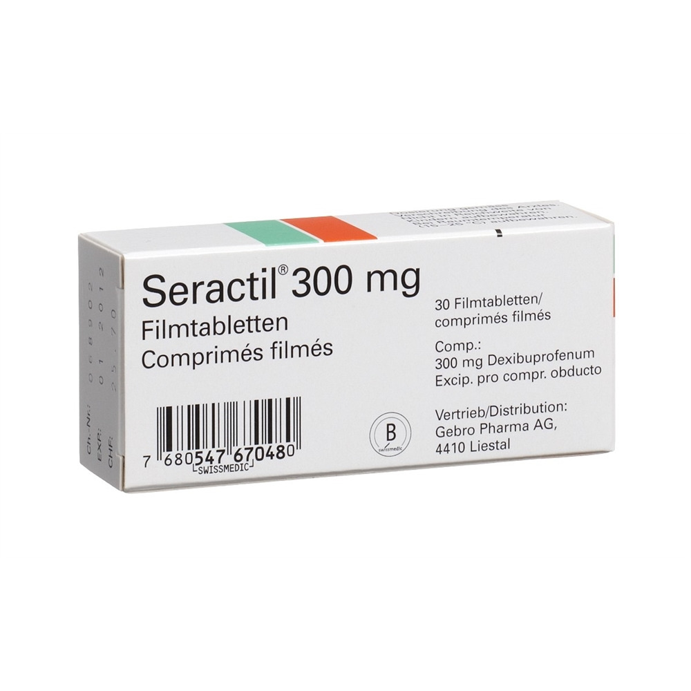 SERACTIL cpr pell 300 mg blist 30 pce, image 2 sur 2