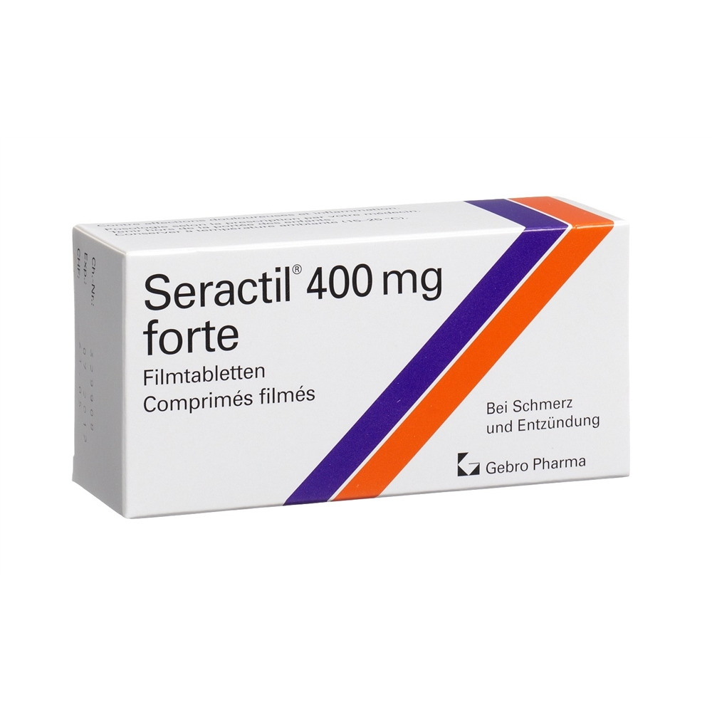 SERACTIL cpr pell 400 mg forte blist 50 pce, image principale