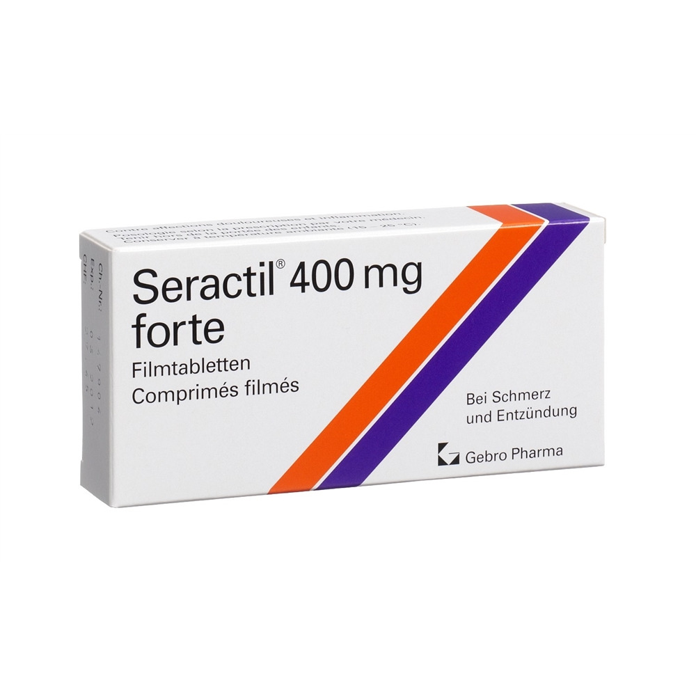 SERACTIL Filmtabl 400 mg forte Blist 30 Stk, Hauptbild