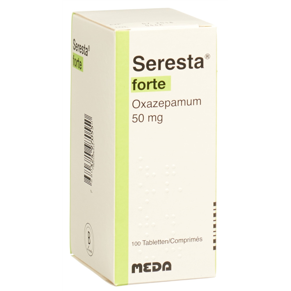 SERESTA cpr 50 mg forte blist 100 pce, image principale