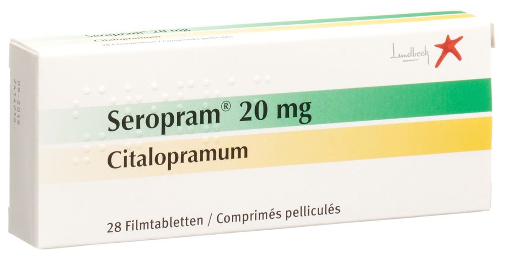 Seropram cpr pell 20 mg blist 28 pce, image principale