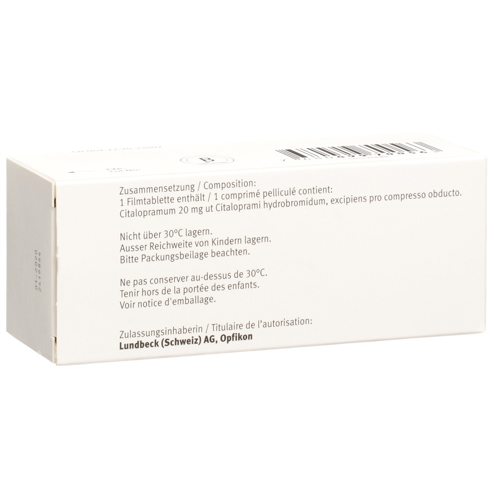 Seropram cpr pell 20 mg blist 98 pce, image 2 sur 2