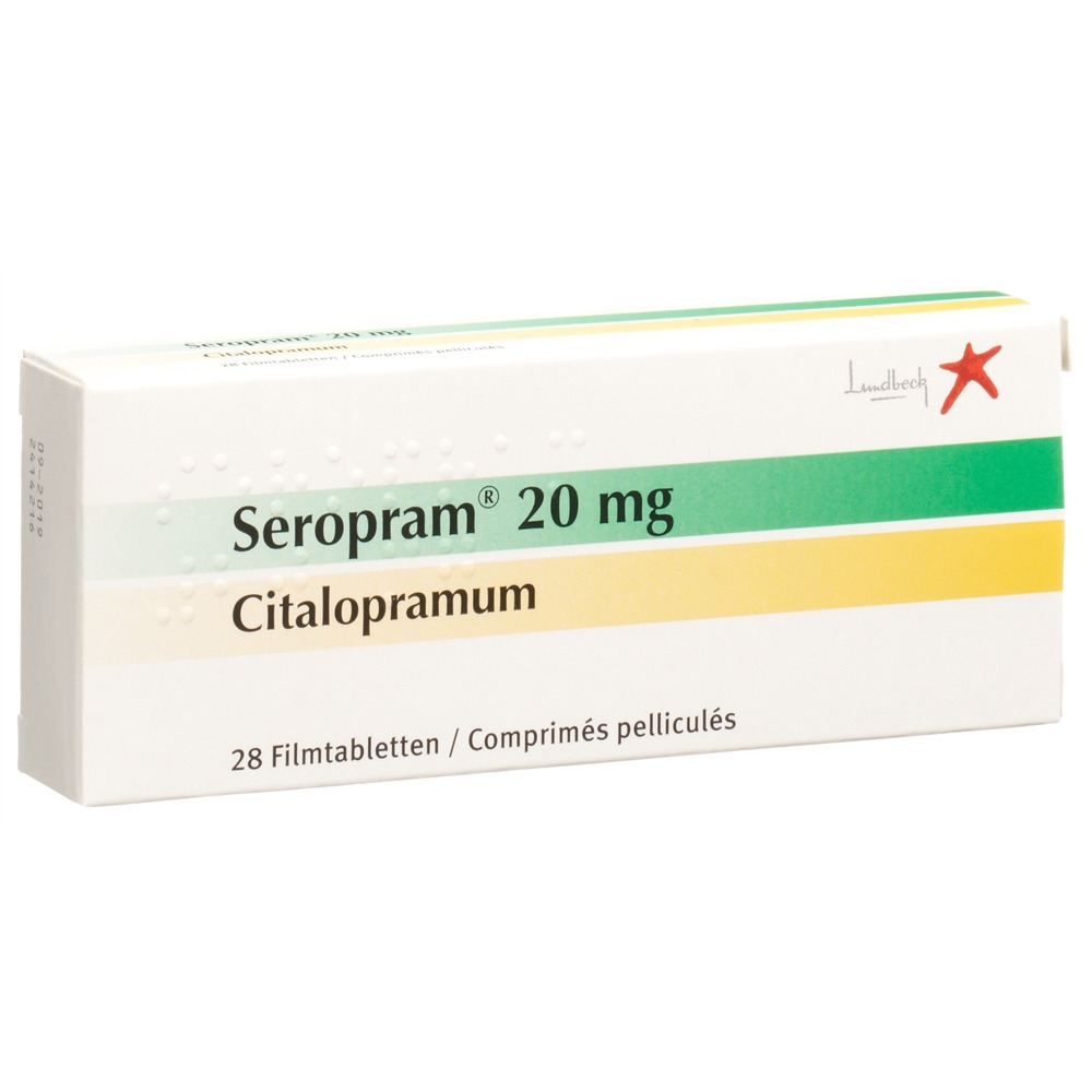 Seropram Filmtabl 20 mg Blist 28 Stk, Hauptbild