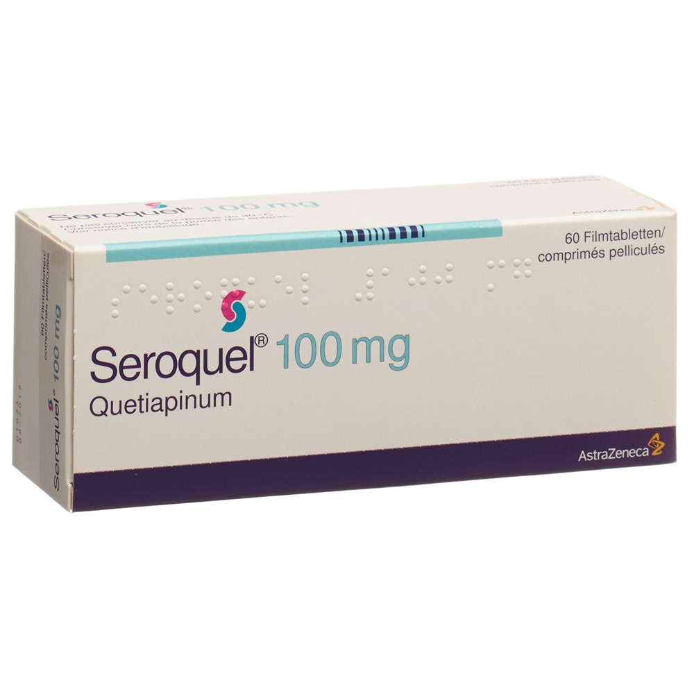 SEROQUEL cpr pell 100 mg blist 60 pce, image principale