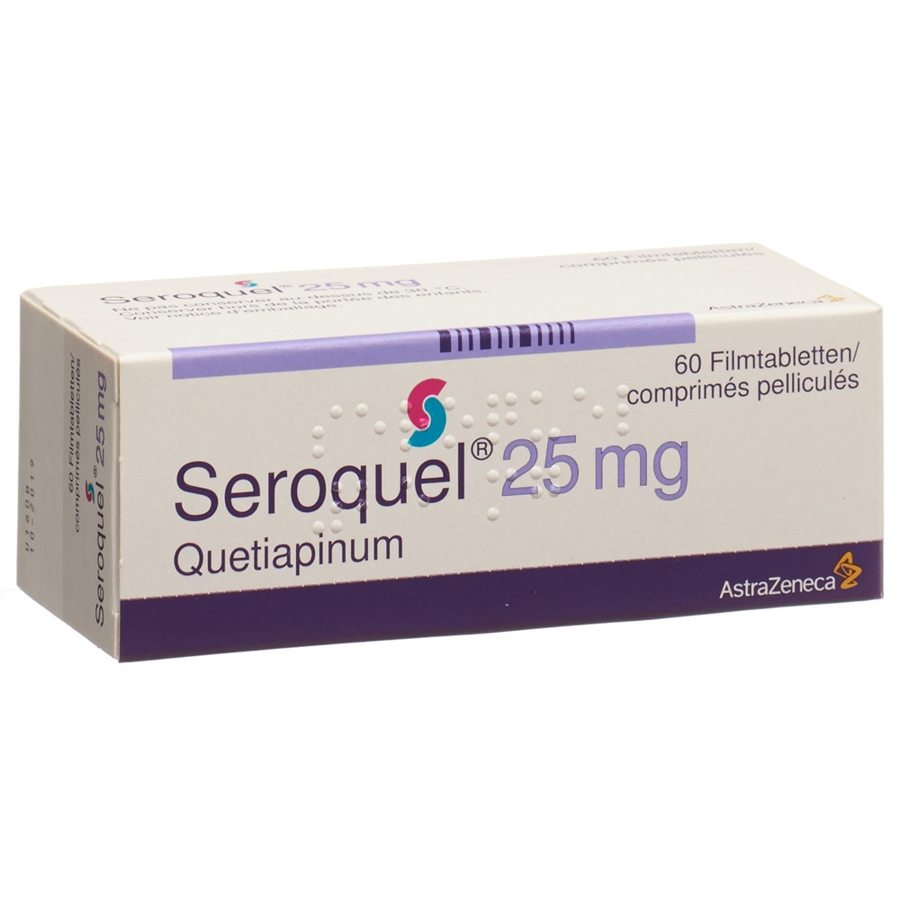 SEROQUEL cpr pell 25 mg blist 60 pce, image principale