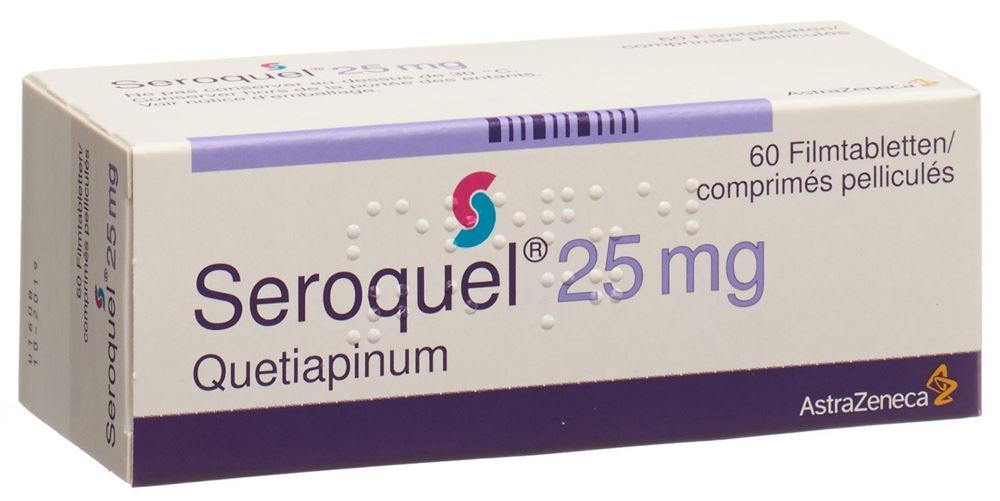 SEROQUEL cpr pell 25 mg blist 60 pce, image principale