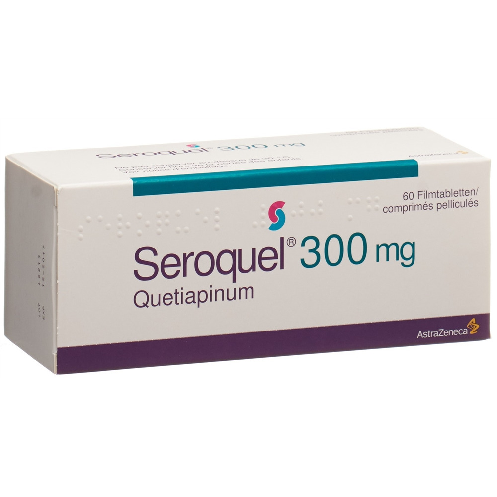 SEROQUEL cpr pell 300 mg blist 60 pce, image principale